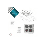 سطح كهرباء بلت ان ماستر جاز 60 سم - ايطالي H64ELX