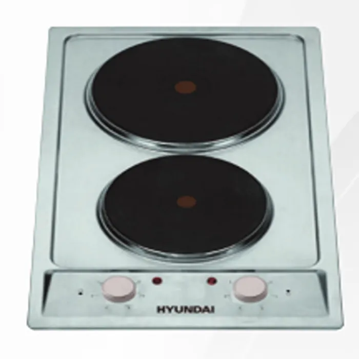 سطح كهرباء بلت ان هيونداي 2 عين - 30 سم - ستيل HY-E302 سطح كهرباء بلت ان