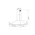 شفاط مطبخ هرمي