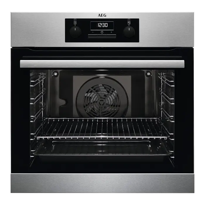 فرن aeg الكهربائي بلت ان 60 سم - إيطالي - ستيل BEB231011M فرن aeg الكهربائي