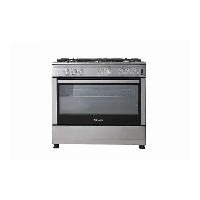 فرن غاز جنرال سوبريم 60*90 سم 5 عيون - تركي GS9060FGX فرن غاز