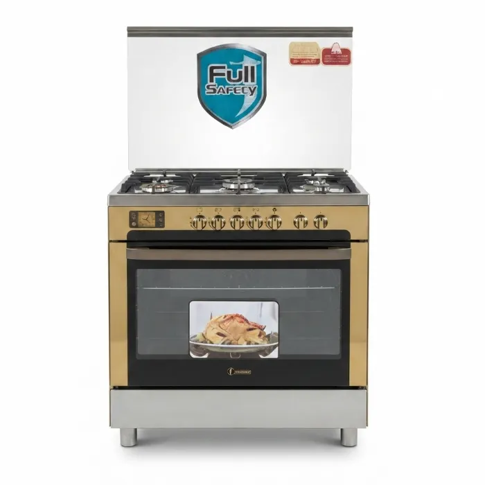 فرن غاز ارنداس 60*90سم بروفيشنال - 5 شعلات ES9060FSPRO فرن غاز