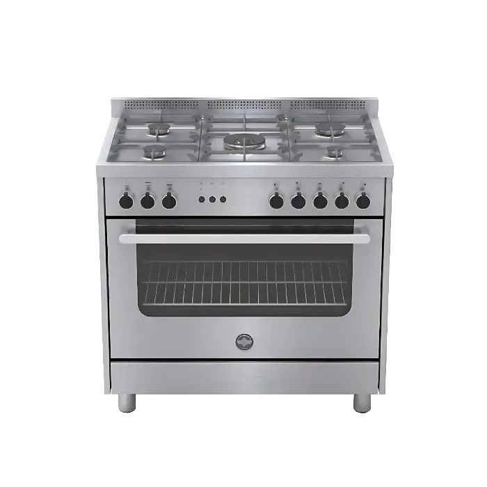 فرن لاجيرمانيا غاز 5 عيون 60*100 سم - ستيل RIS105C81BX فرن لاجيرمانيا