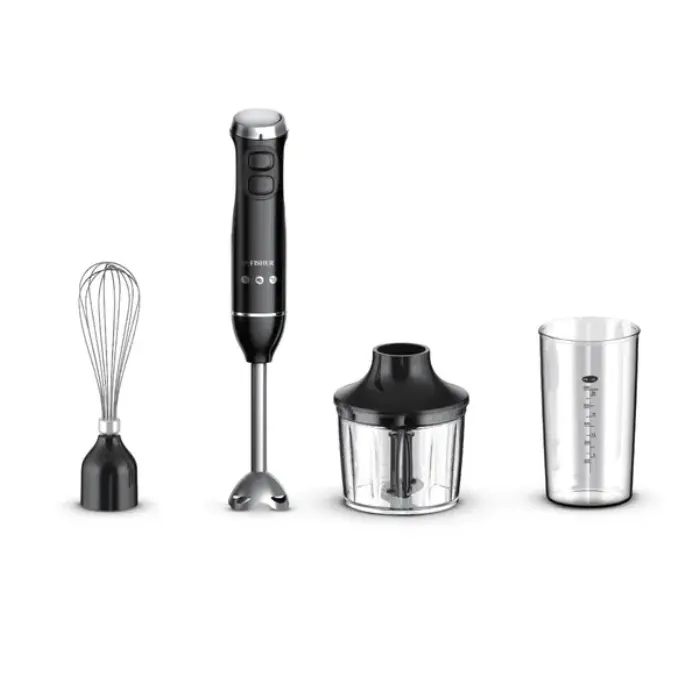 الخلاط اليدوي فيشر 4 * 1 - 600 مل - 600 وات - أسود FHB-600M4A الخلاط اليدوي