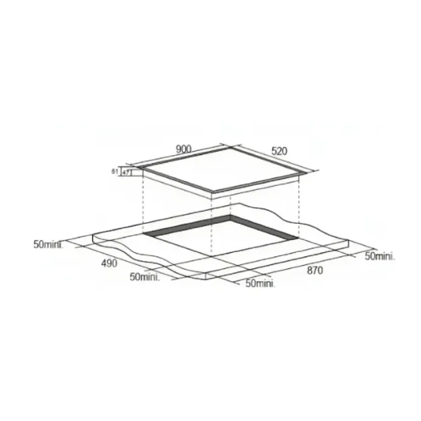 بوتاجاز مسطح