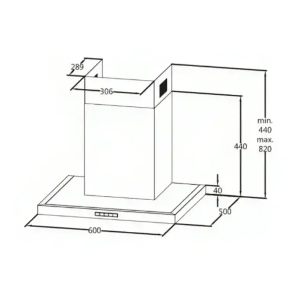شفاط مطبخ 60 سم