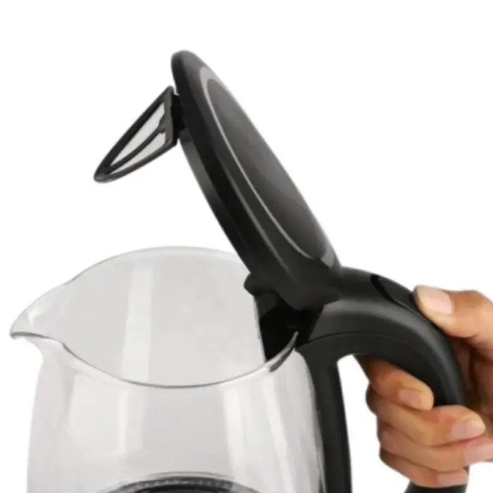 غلايه كهربائيه بيسك 1.7 لتر - زجاج - أسود BK-17G غلايه كهربائيه