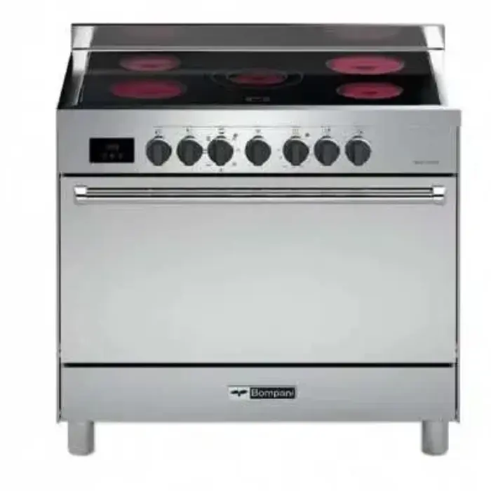 فرن كهربائية بومباني 5 عيون سيراميك – 60*90 سم – ستيل Tech9008vtctpix فرن كهربائية