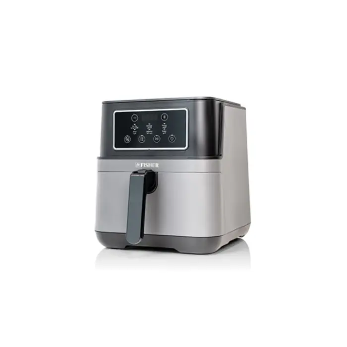 قلاية هوائية فيشر 6 لتر - ديجيتال - 12 برنامج - فضي FAF-6L12PD قلاية هوائية