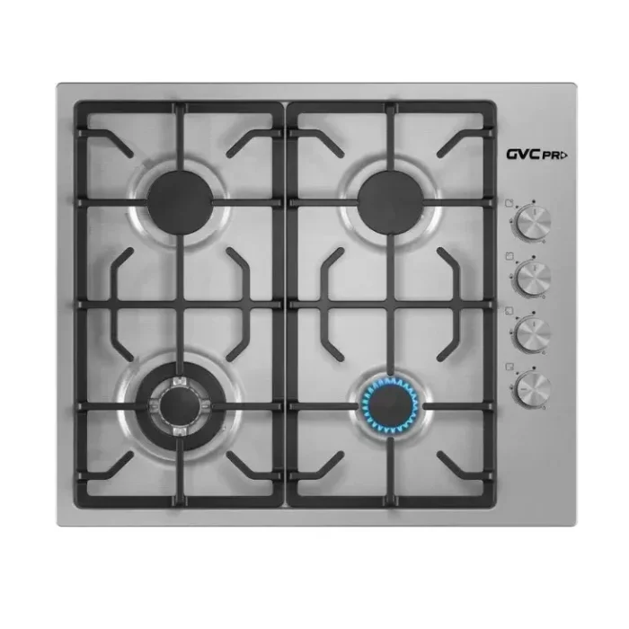 بوتاجاز مسطح غاز جي في سي برو 4 شعلات ستيل - تركي GVC180 بوتاجاز مسطح غاز