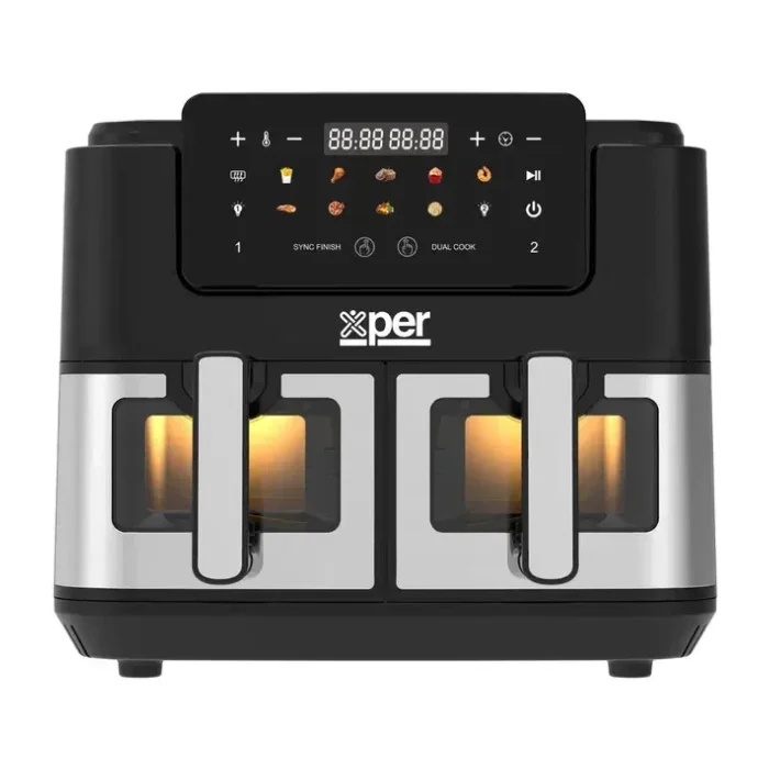 قلاية اكسبير هوائية 2600 وات 10 لتر - أسود XPAF-5517DTW قلاية اكسبير