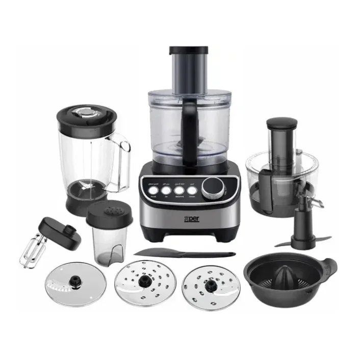 محضر طعام اكسبير 1300 وات 3.5 لتر - ستيل XPFP-1300S محضر طعام اكسبير