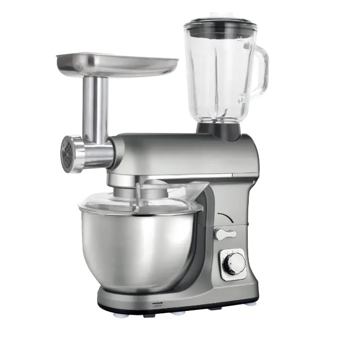 عجانة كهربائية كولن 1000 وات - 5 لتر - 6 سرعات - رمادي 801113007 عجانة كهربائية