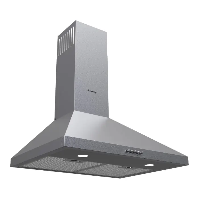 شفاط هواء ستار واي هرمي 60 سم – 3 سرعات – ستيل SW60CHSS شفاط هواء