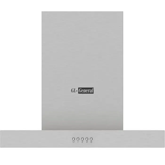 شفاط هواء مطبخ جي ال جنرال 60 سم - 3 سرعات - حرف T - ستيل DT60SS100P شفاط هواء مطبخ