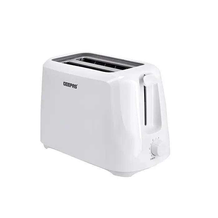 محمصه خبز جيباس 700 وات - 2 شريحة - أبيض GBT36515 محمصه خبز