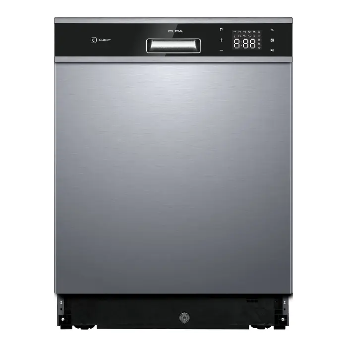 غسالة صحون البا بلت ان 14 مكان - 8 وظائف - ستيل ELBA SEMI 9777-1 غسالة صحون