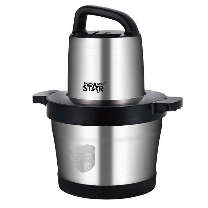 قطاعة الخضار ويننج ستار 6 لتر - 1000 وات - أسود*فضى ST-5560 قطاعة الخضار